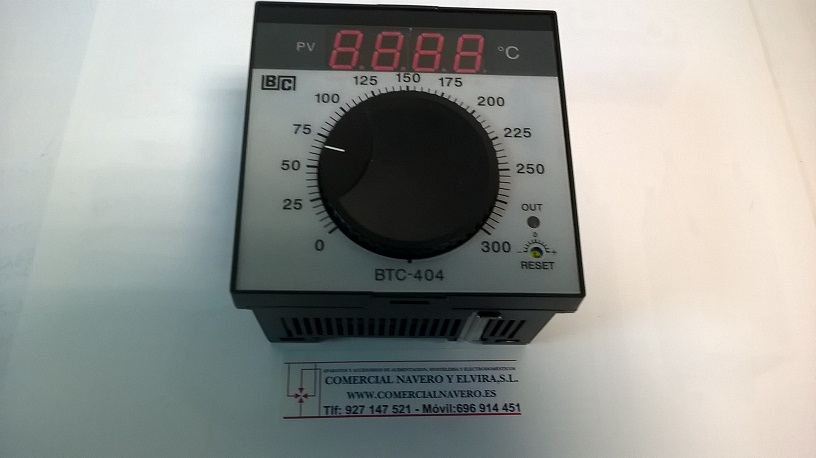 Imagen Control Temperatura 0 + 300 ºC. Electronico Tipo BTC404  