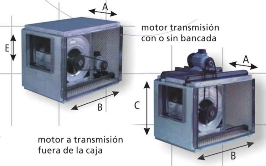 Imagen Ventilacion y extraccion cajas con y sin motor